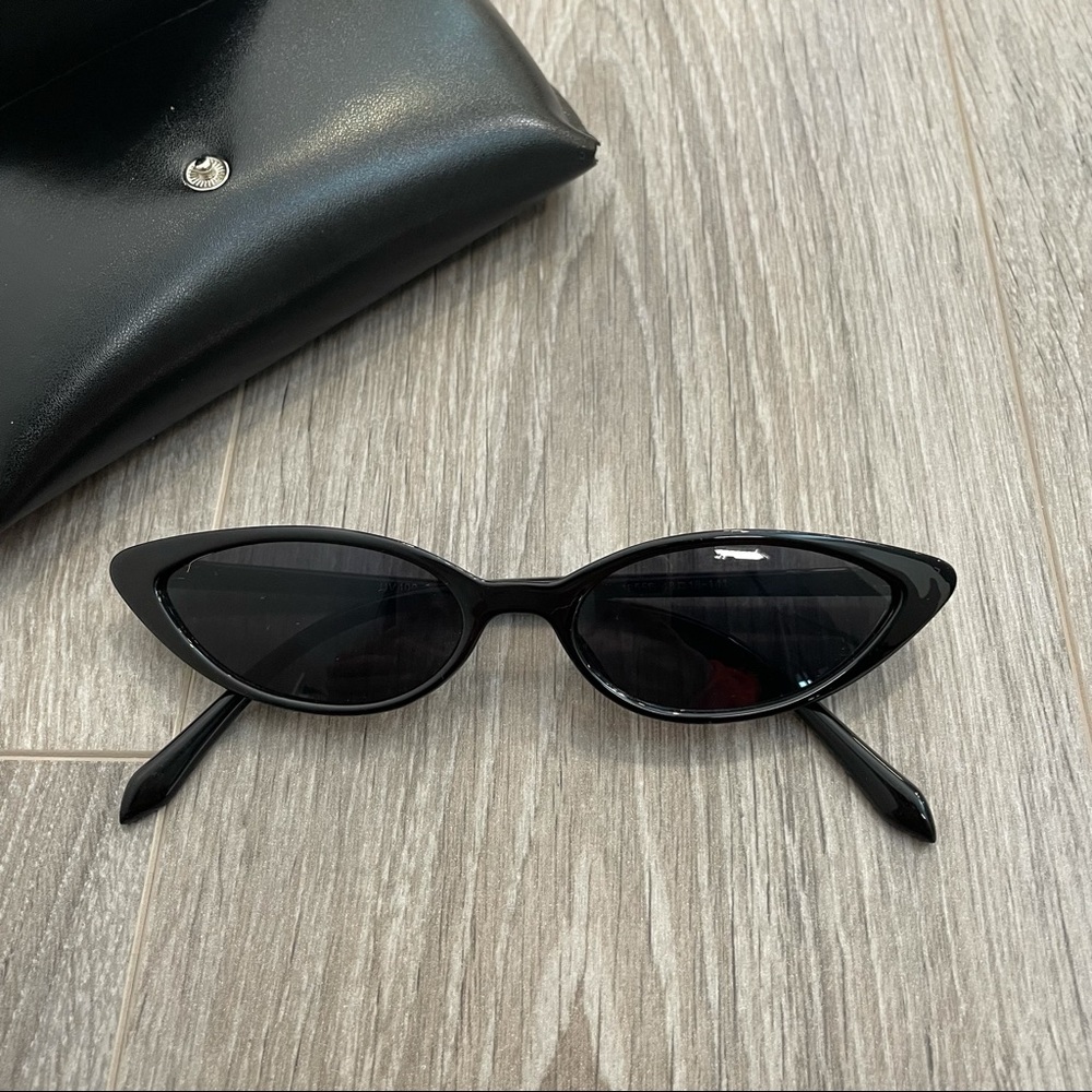 Shein black fashion sunglasses